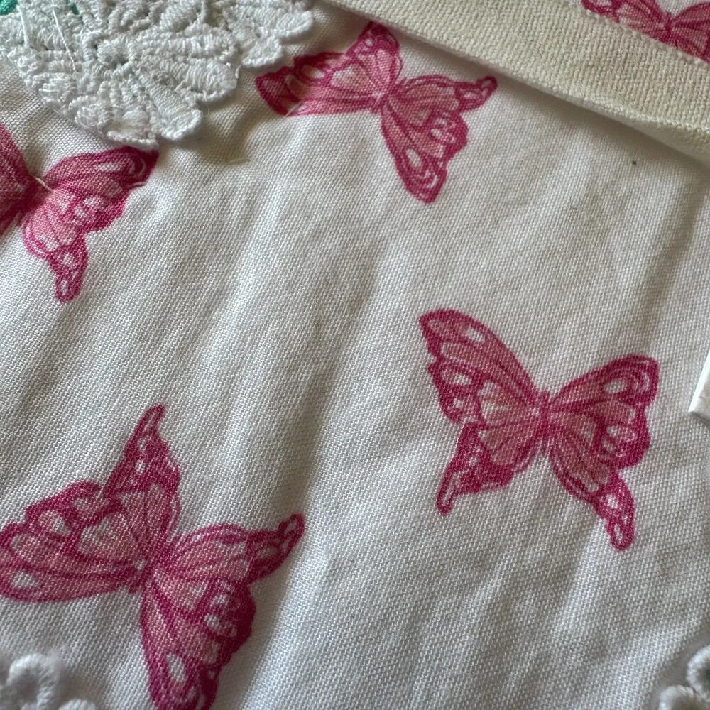 Pottery Barn Kids Lilly Pulitzer Patchwork Border Quilt Twin Size 100% Cotton